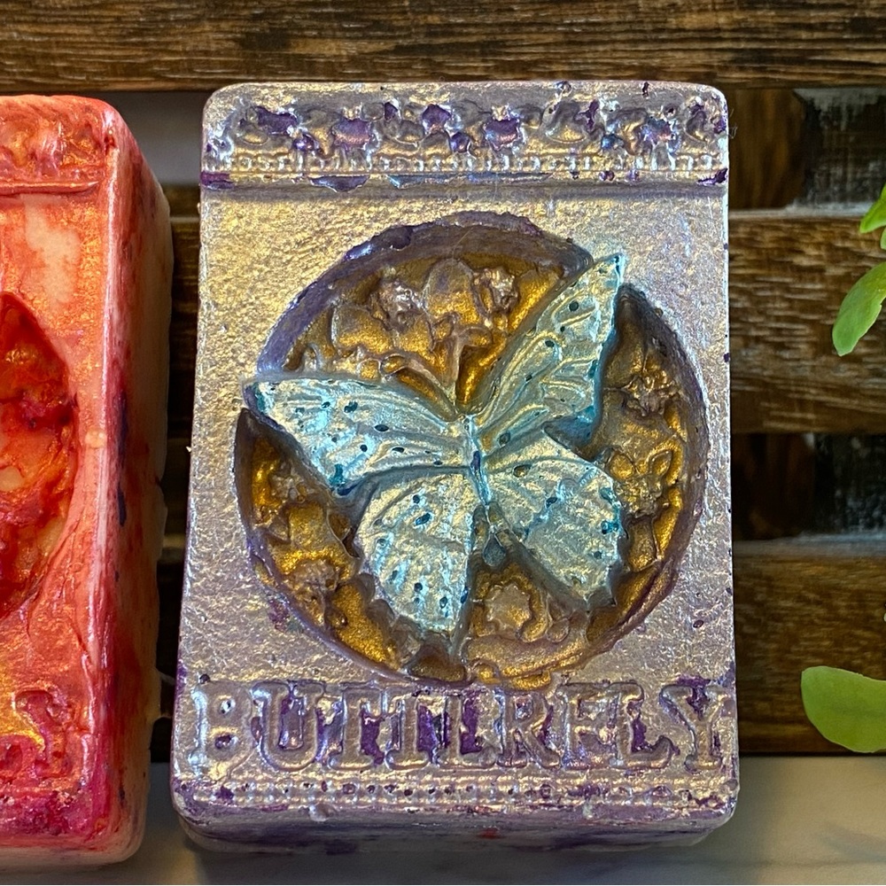 3 Bars, Butterfly Soap Bars, Handmade ( PRICE IS FIRM ) - Picture 6 of 9